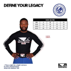 РАШГАРД - Men's Bad Boy Rashguard - Long Sleeves - Black/White